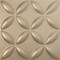 Ekena Millwork 19 5/8in. W x 19 5/8in. H Wallflower EnduraWall Decorative 3D Wall Panel Covers 2.67 Sq. Ft. WP20X20WAECE - alternate 1